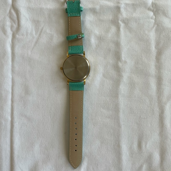 Teal Green and Multicolor Elephant Gold Watch - Picture 6 of 9